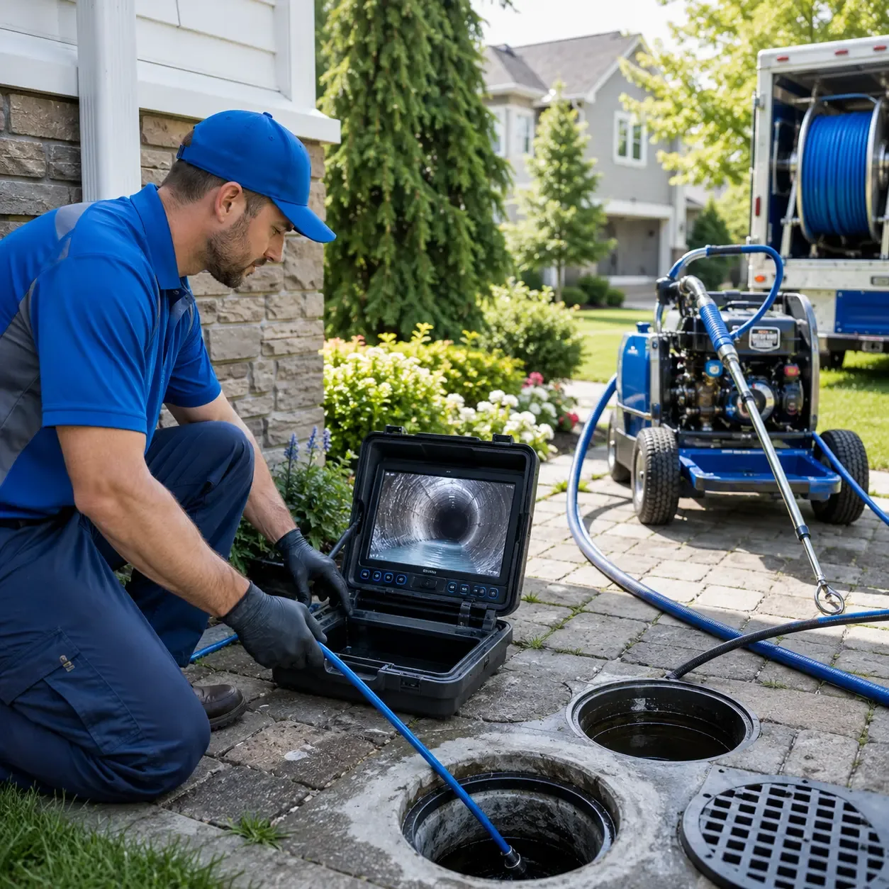 Outdoor drain cleaning professionals serving Macedonia, IA